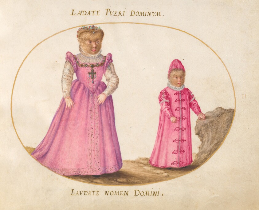 Plate 2: Maddalena and Enrico, the Children of Pedro González (Petrus Gonsalvus)