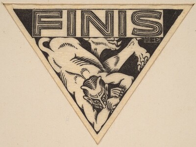 Vignette, M.C. Escher, probably 1932