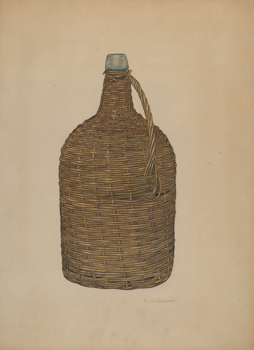 Wicker Demijohn