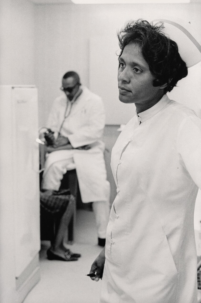 Nurse Ora Bouie and a Doctor at the Tufts-Delta Health Clinic, Mount Bayou, Mississippi