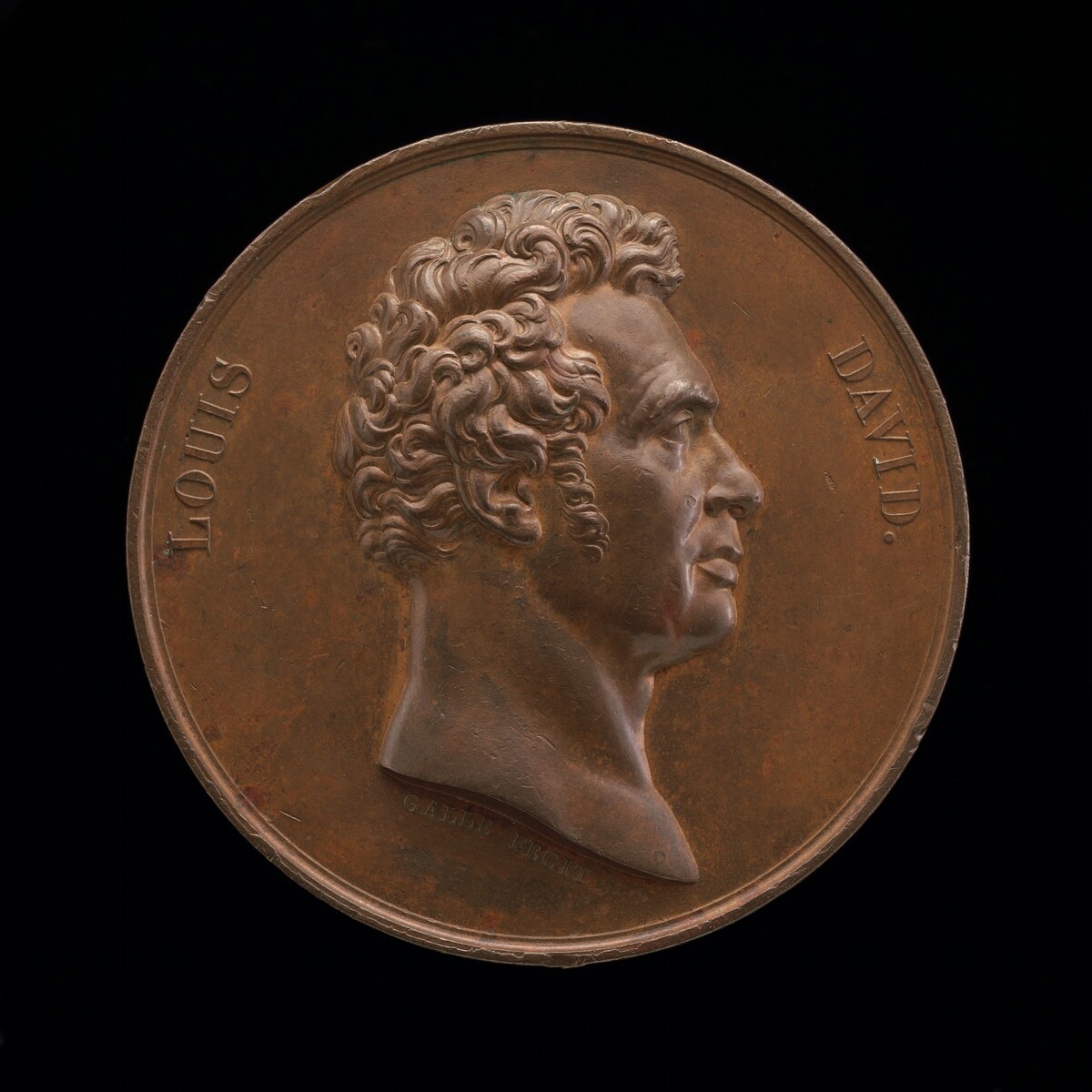 Jacques-Louis David, 1748-1825, Painter [obverse]