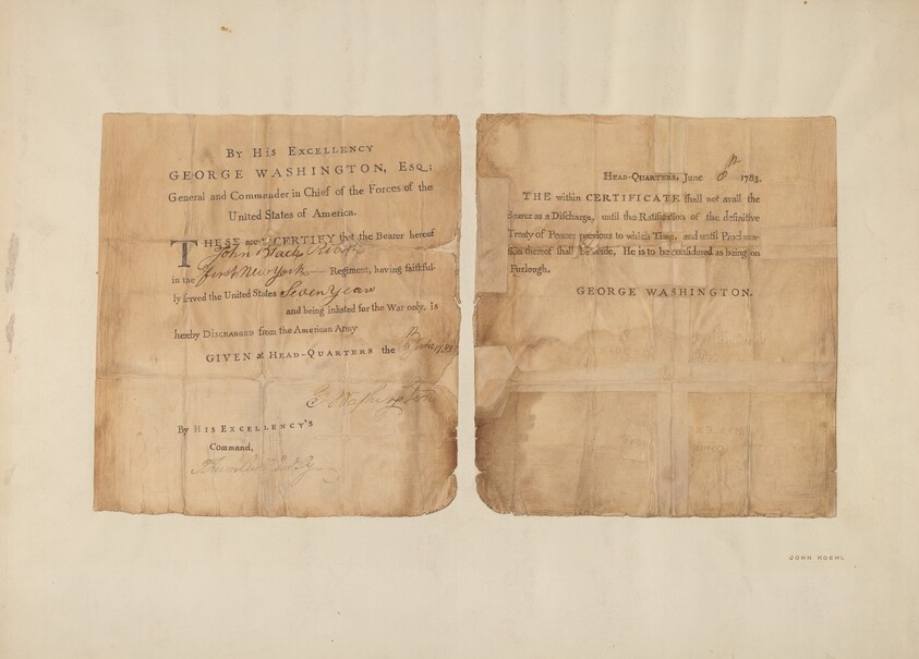 Certificate (army discharge)