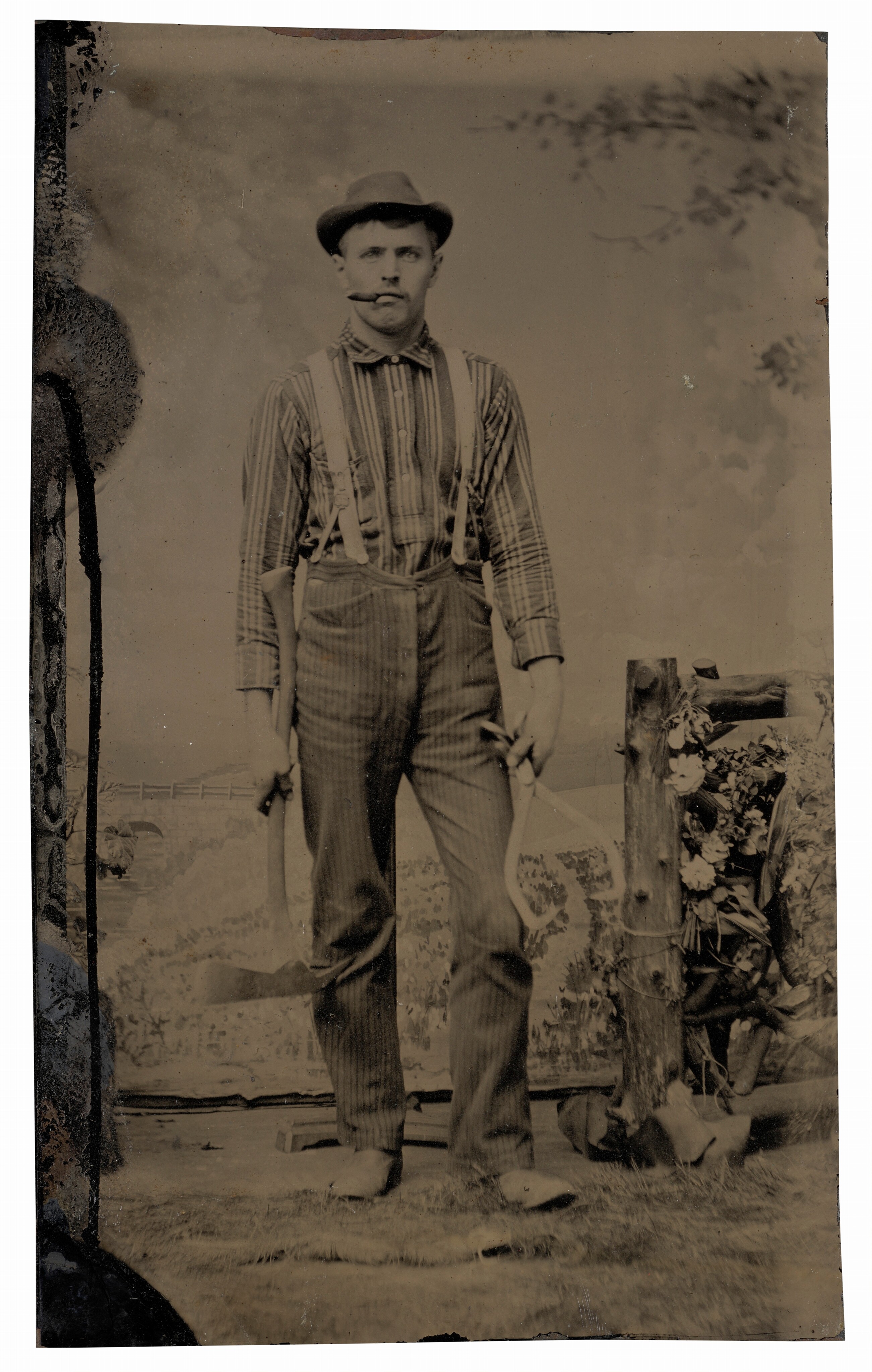 Portrait of a Lumberjack by American 19th Century