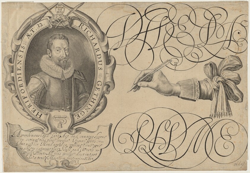 Richard Gethinge, Writing Master