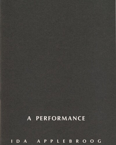 A Performance: Sometimes a Person Never Comes Back