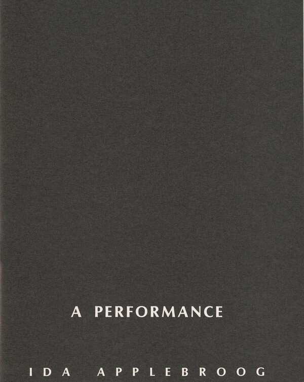 A Performance: Sometimes a Person Never Comes Back