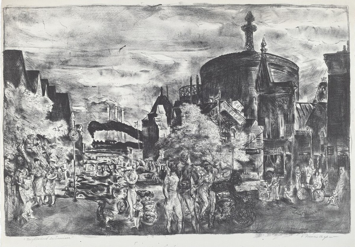 Neighborhood in Summer