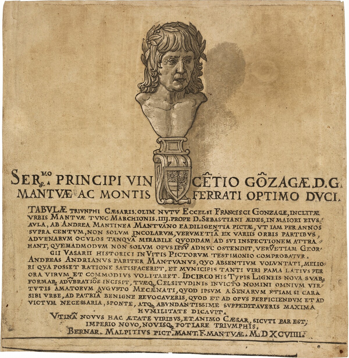 The Triumph of Julius Caesar: Title Page