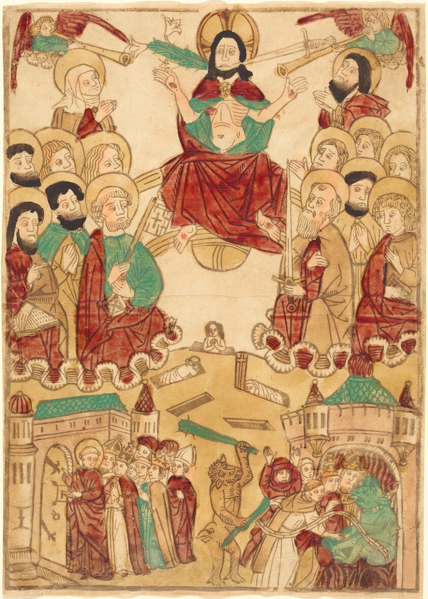The Last Judgment with the Apostles