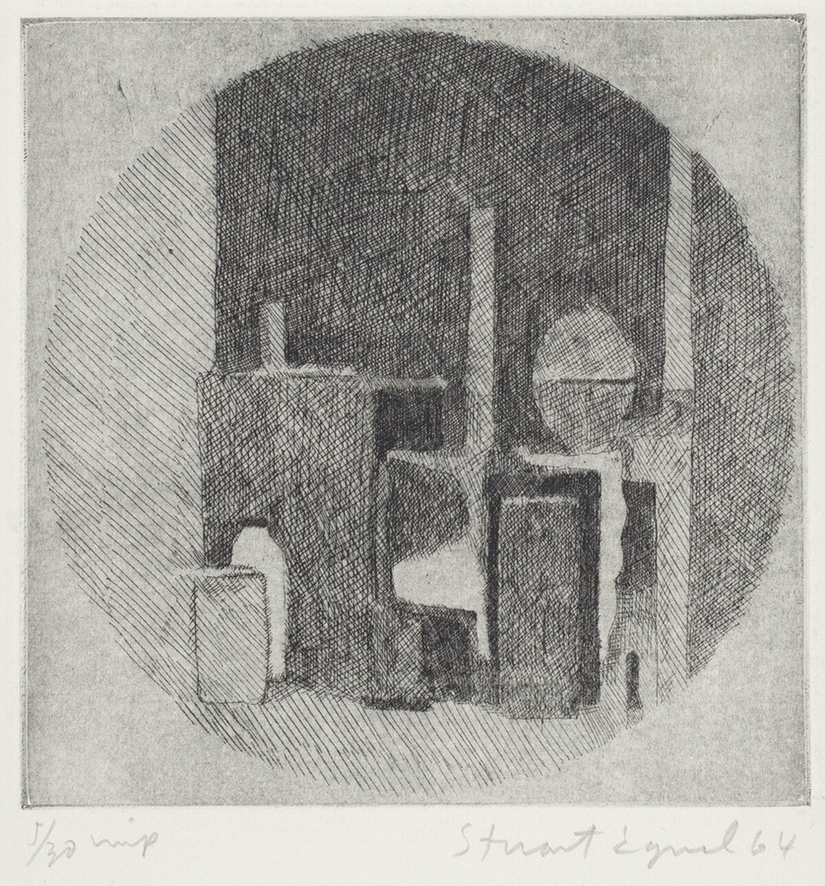 Circular Design with View of Country Store