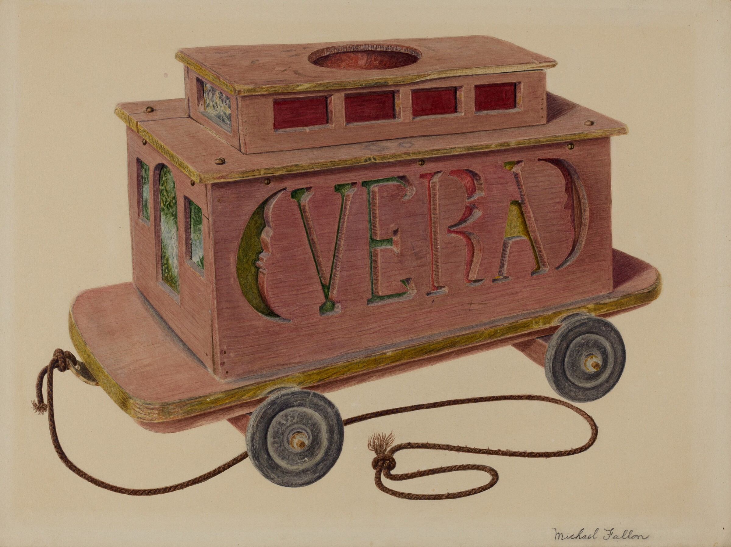 Toy Streetcar, Michael Fallon, c. 1942