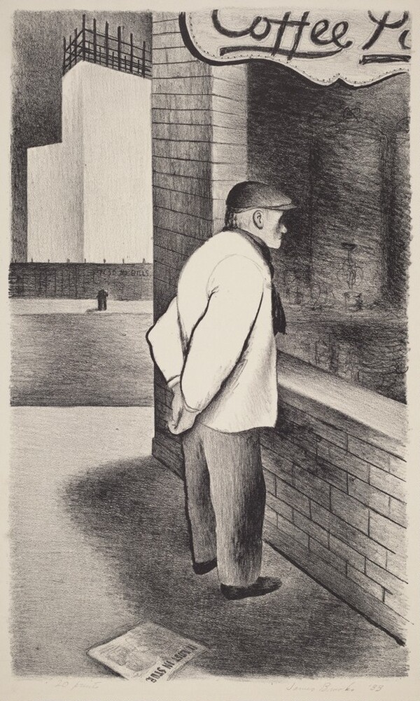 Untitled (Man Looking Into Storefront Window)