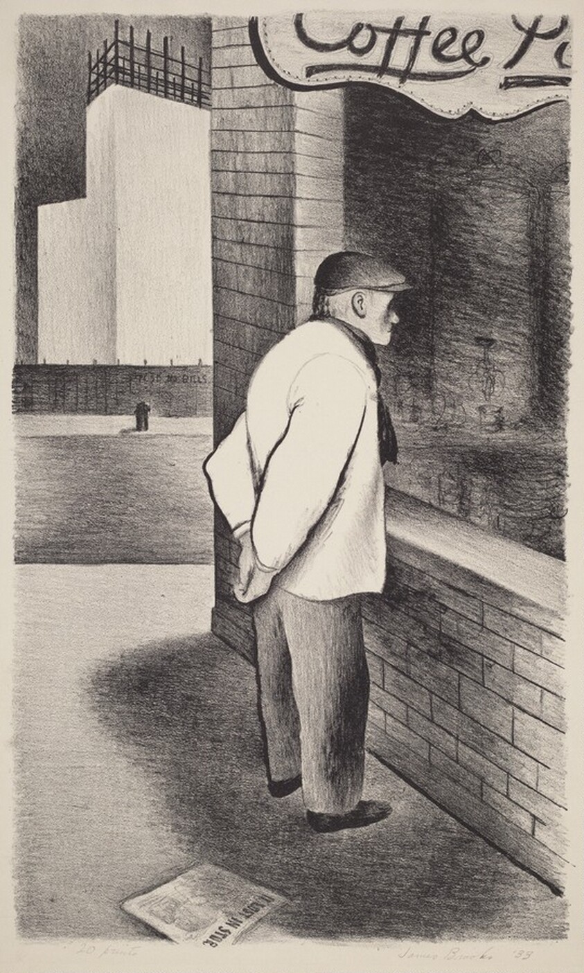 Untitled (Man Looking Into Storefront Window)