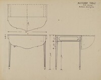 Table, Nicholas Acampora, c. 1936