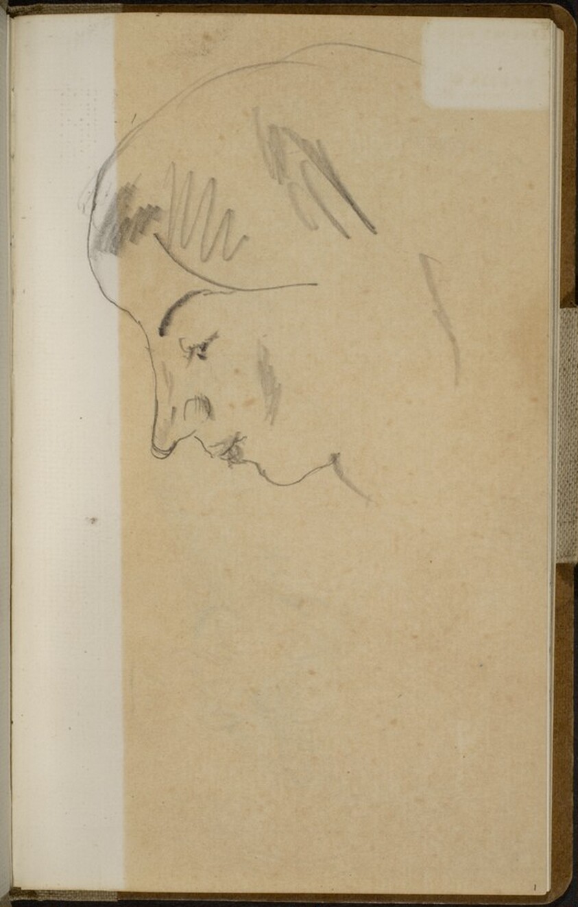 Weibliches Gesicht im Profil (Profile of a Woman) [p. 1]