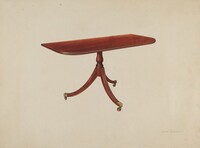 Duncan Phyfe Table, Arthur Mathews, c. 1938