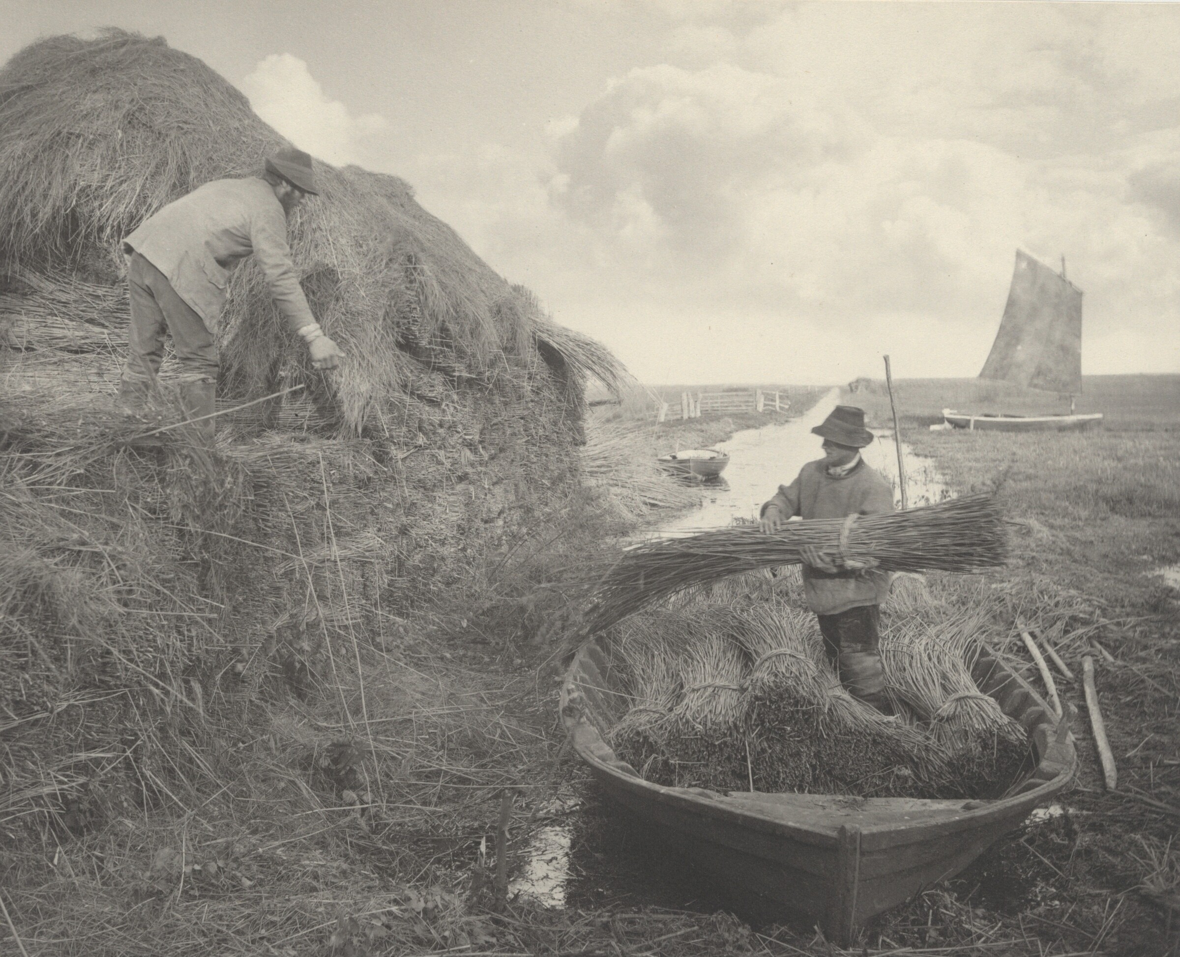 Ricking the Reed, Peter Henry Emerson and T.F. Goodall, 1886