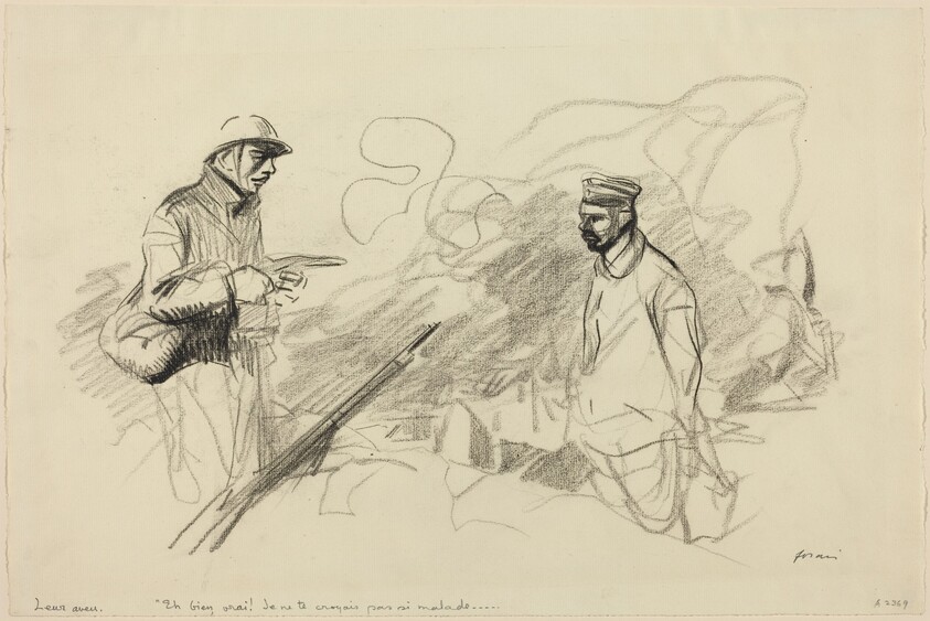 Poilu Acknowledging German Soldier