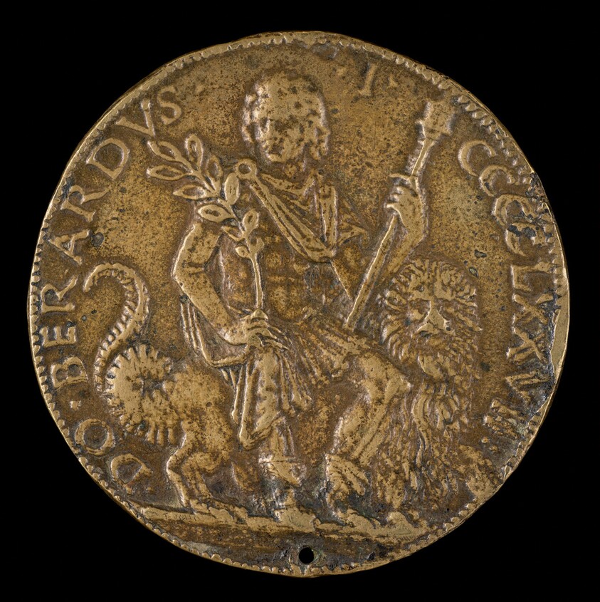 Malvezzi in Roman Attire, Seated on a Monster [reverse]