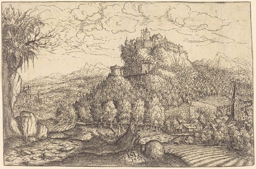 Landscape with a Castle in the Center