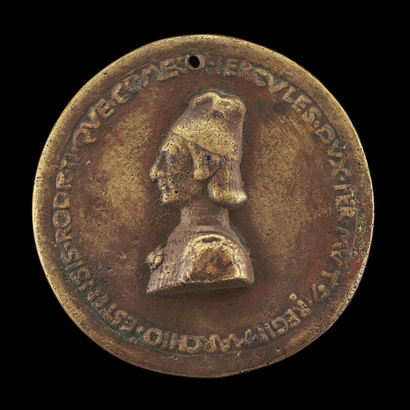 Ercole I d'Este, 1431-1505, Duke of Ferrara, Modena, and Reggio 1471 [obverse]