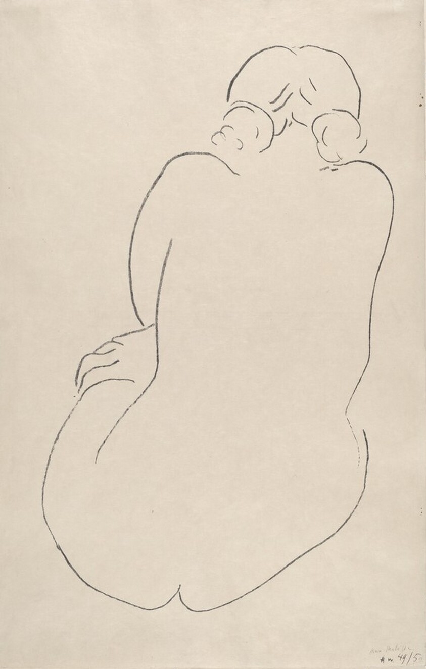 Seated Nude from the Back
