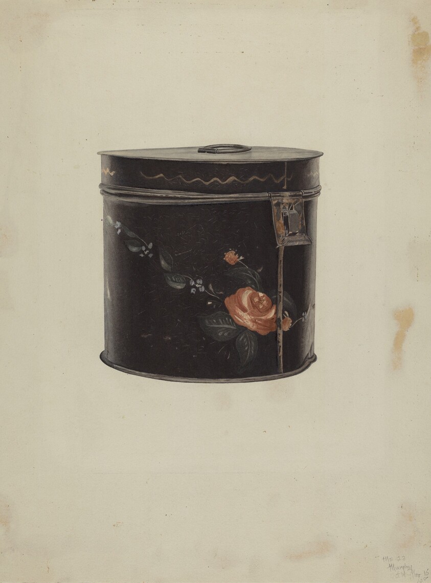 Toleware Tea Cannister