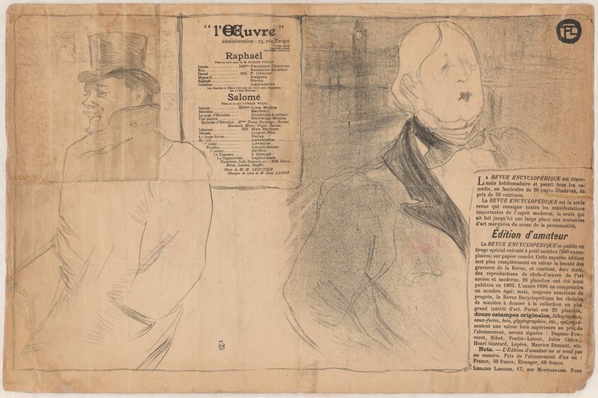 La dernière croisade for Théâtre de l'Oeuvre