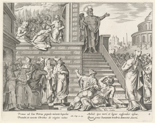 Saint Peter Speaks to the People about Christ