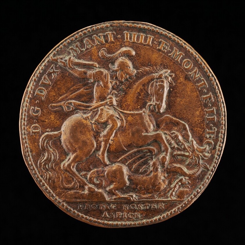 Saint George and the Dragon [reverse]