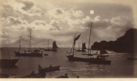 Moonlight Effect-Bay of Panama, Eadweard Muybridge, 1877