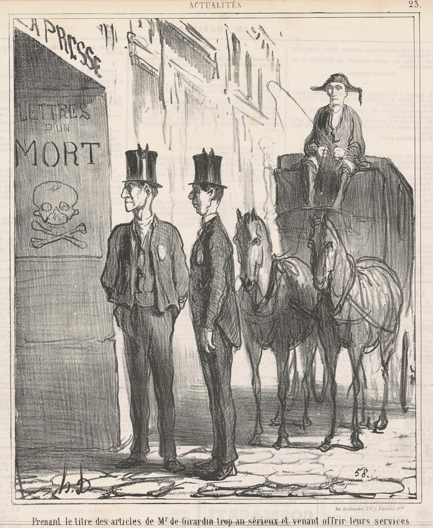 Prenant le titre ... de Mr de Girardin trop au sérieux ...