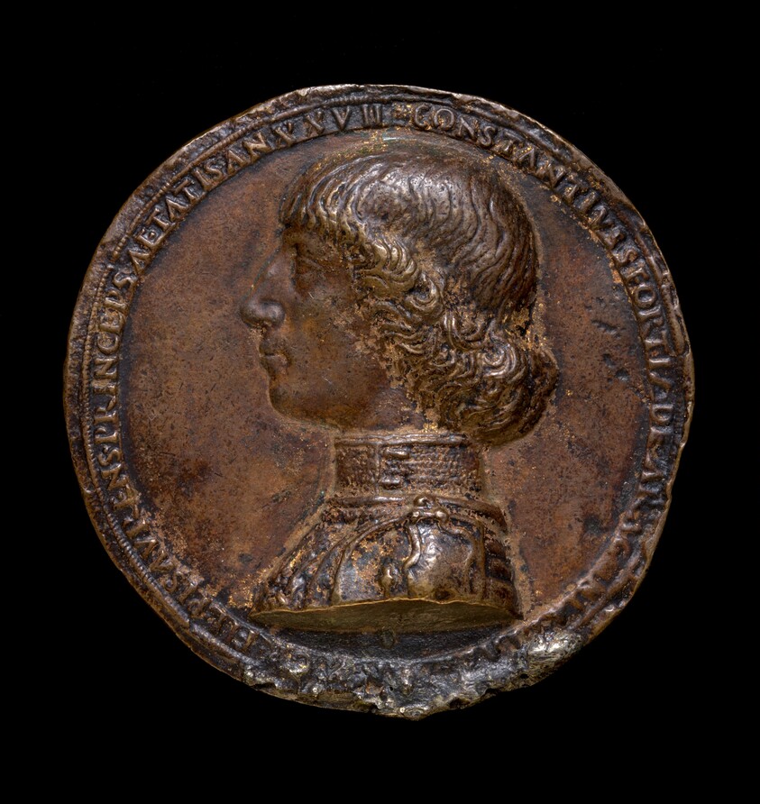 Costanzo Sforza, 1447-1483, Lord of Pesaro 1473 [obverse]