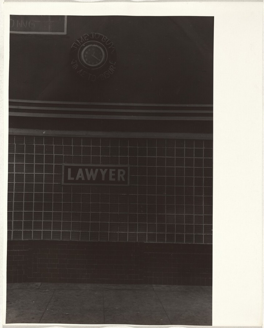 Sign, "Lawyer"--Los Angeles