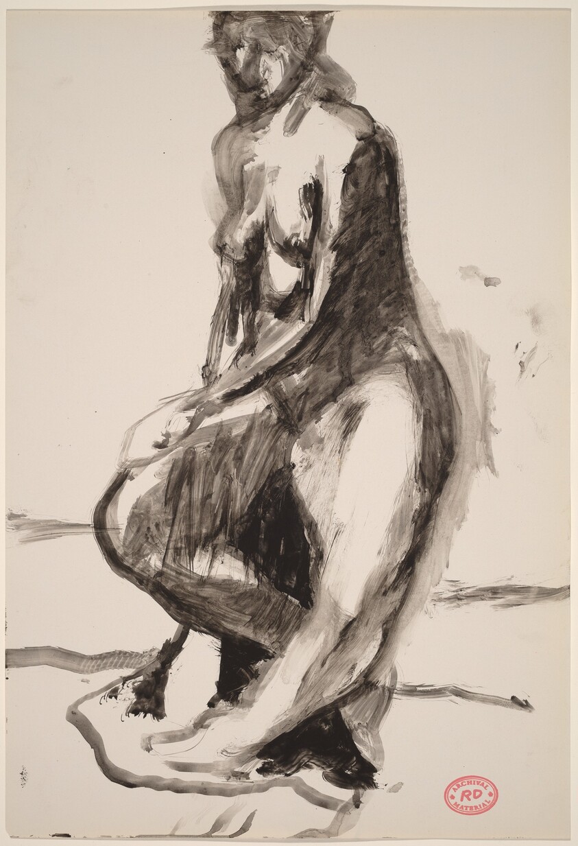 Untitled [seated woman]