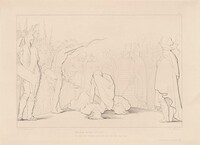 Mute, Gazing, Agonizing..., Lumb Stocks, after George Elgar Hicks, 1846