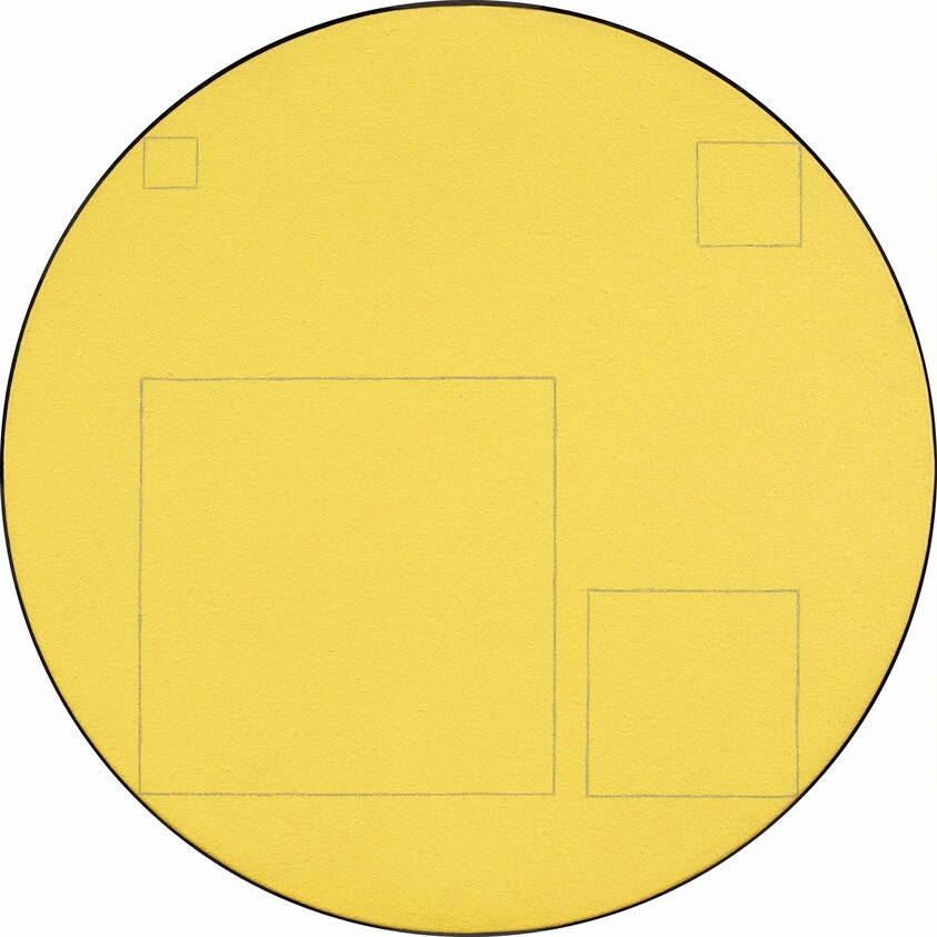Four Squares within a Circle