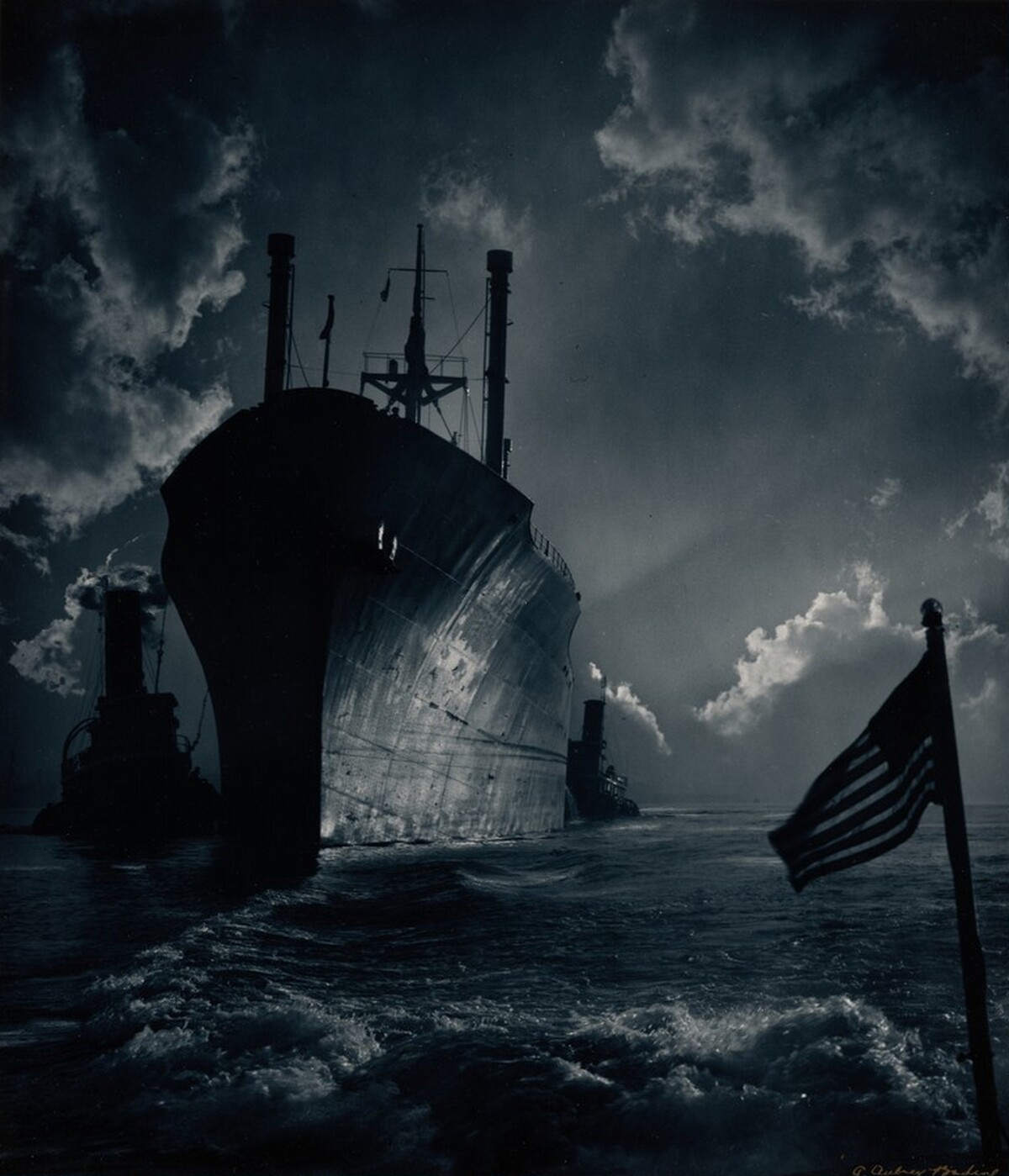 Ship in Baltimore Harbor