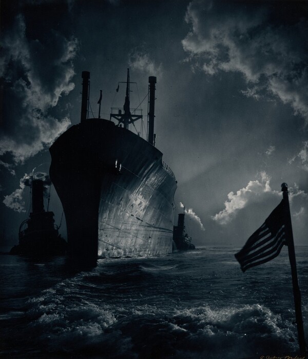 Ship in Baltimore Harbor