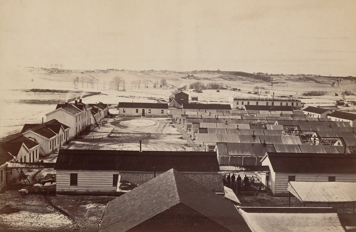 Sickel Hospital, Looking toward Fairfax Seminary, Alexandria, Virginia