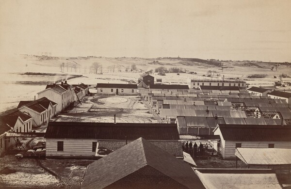 Sickel Hospital, Looking toward Fairfax Seminary, Alexandria, Virginia
