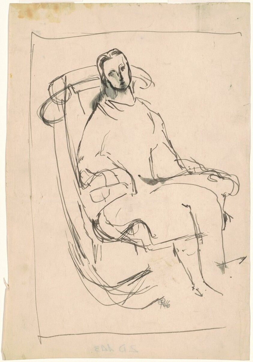 Elizabeth in a Rocker