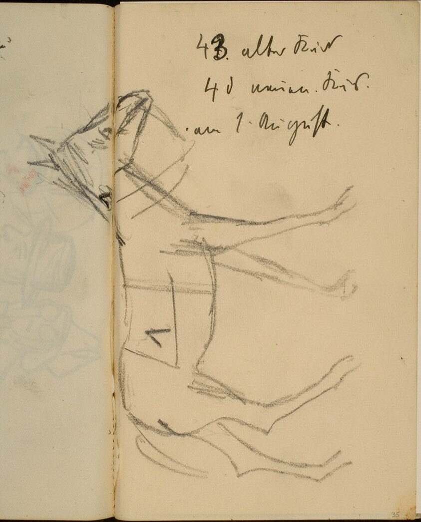 Pferd und Notizen (A Horse, Notations) [p. 35]