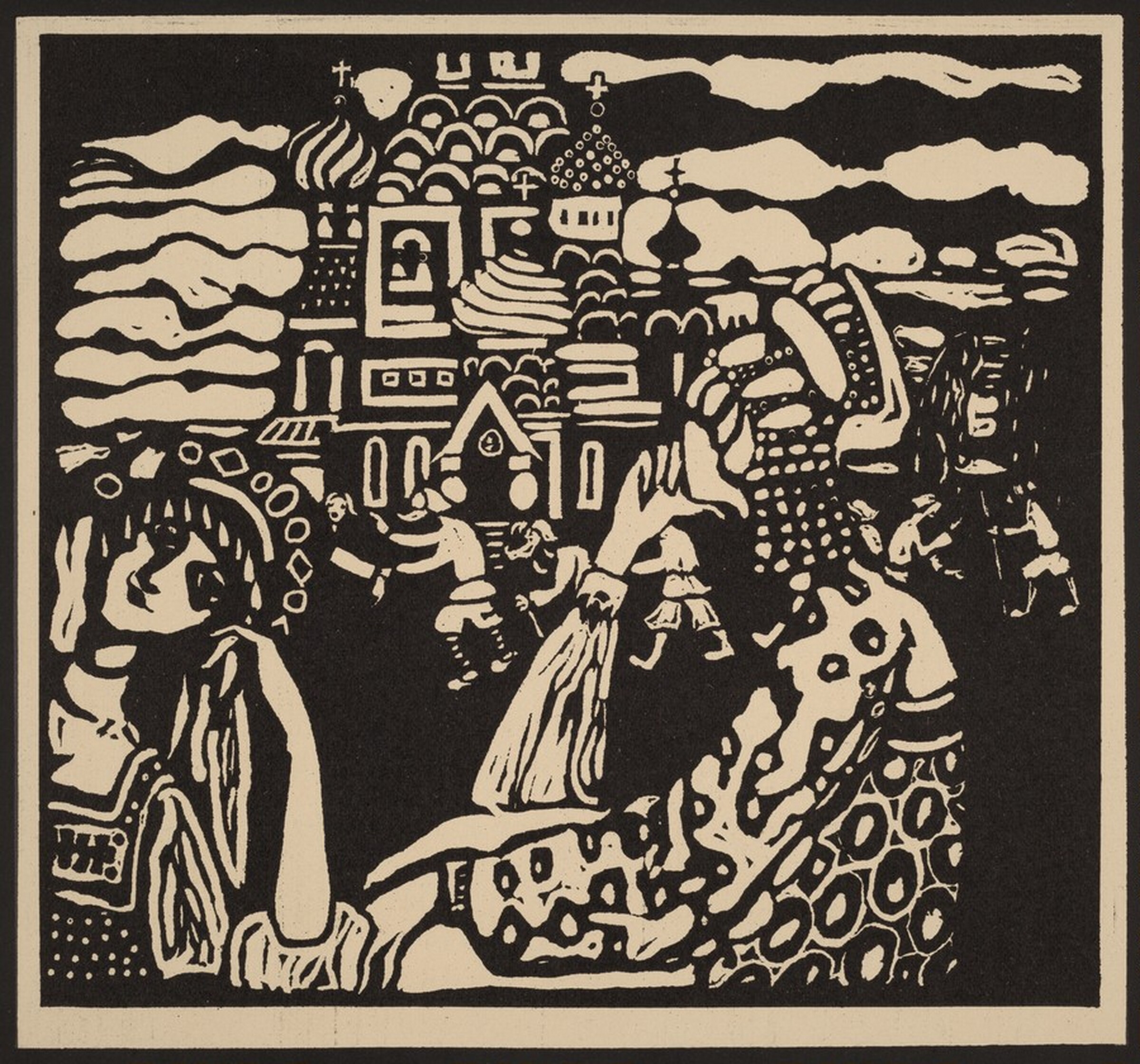 L'Église, Wassily Kandinsky, 1909