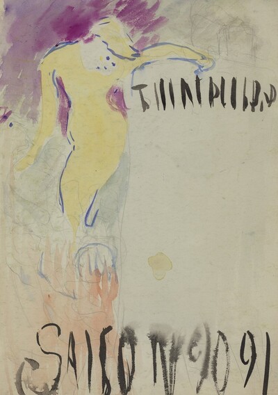 Program Design for the Théâtre Libre [verso]