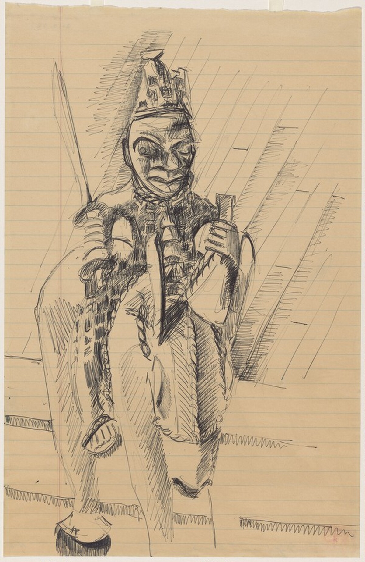 Yoruba Sculpture Study (Untitled #6 Benin Series)