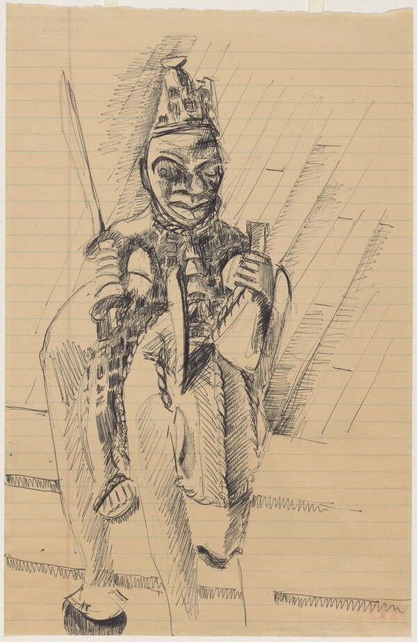Yoruba Sculpture Study (Untitled #6 Benin Series)