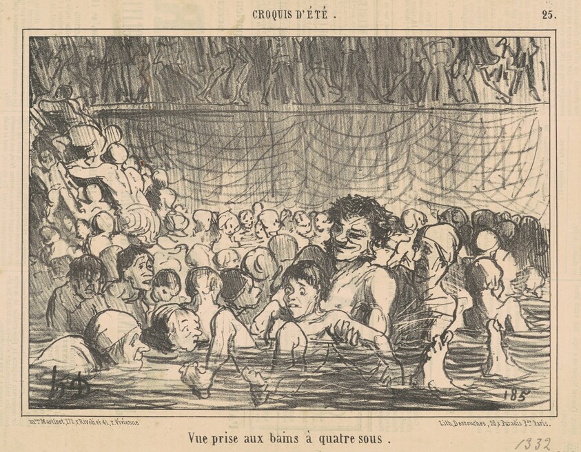Vue prise aux bains a quatre sous