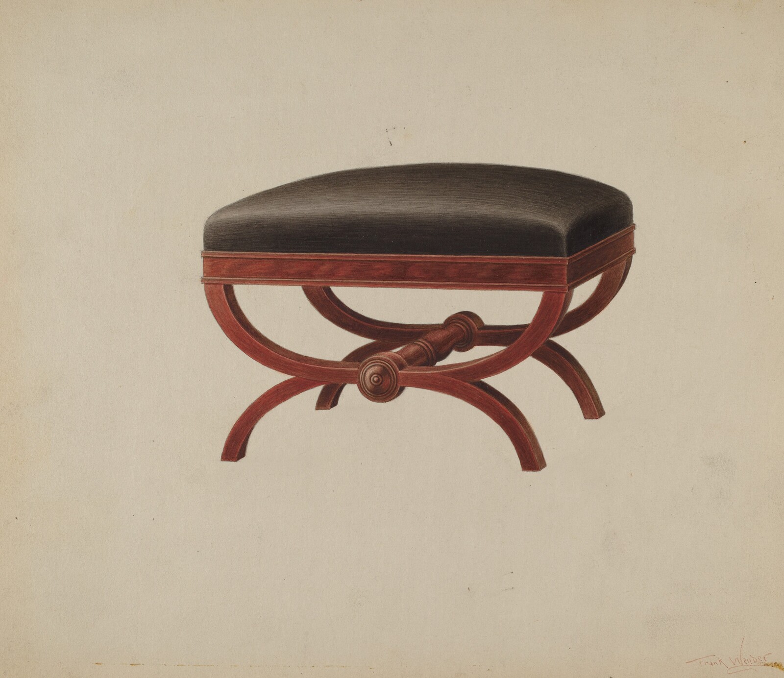 Stool, Frank Wenger, c. 1937