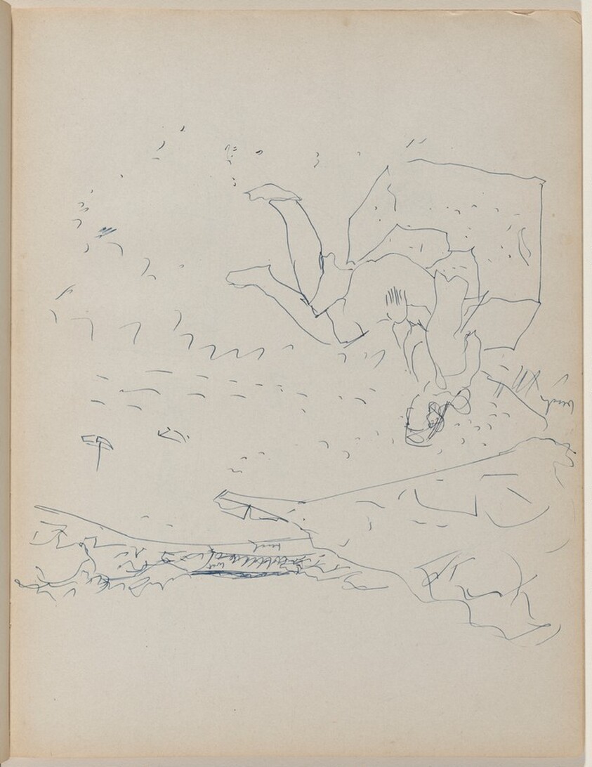 Woman Seated on a Rock